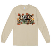 Mushroom Cozy season Fall Long Sleeve Tee - NancyCooperArtShop