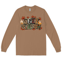 Toasted Coconut Cozy season Fall Long Sleeve Tee - NancyCooperArtShop