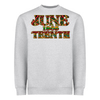 Heather Grey Juneteenth 1865 Heavyweight Sweatshirt - HowdyJamesFarm