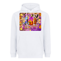 White 1st Halloween Heavyweight Hoodie - CowhideDigitalArt