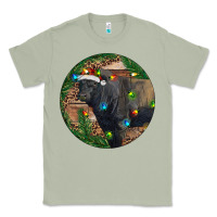 Matcha Black Angus Bull with Christmas Lights Classic Tee - RanaPortraitStore