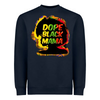Navy Dope black mama Heavyweight Sweatshirt - HowdyJamesFarm