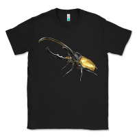 Black Hercules Beetle Side Classic Tee - LillyAllenDesigns