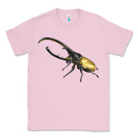 Bubblegum Pink Hercules Beetle Side Classic Tee - LillyAllenDesigns