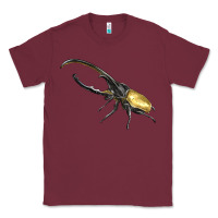 Burgundy Hercules Beetle Side Classic Tee - LillyAllenDesigns