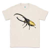 Natural Hercules Beetle Side Classic Tee - LillyAllenDesigns