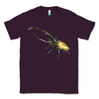 Plum Hercules Beetle Side Classic Tee - LillyAllenDesigns