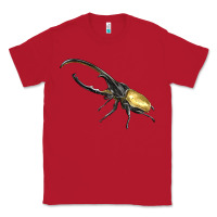 Red Hercules Beetle Side Classic Tee - LillyAllenDesigns
