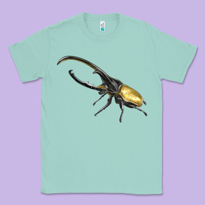 Hercules Beetle Side Classic Tee Designed By Lillyallendesigns