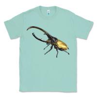 Seafoam Hercules Beetle Side Classic Tee - LillyAllenDesigns