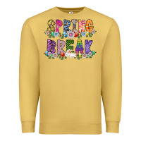Antique Gold SPRING BREAK Premium Sweatshirt - CowhideDigitalArt