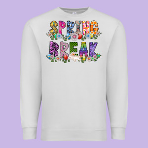 Spring Break Premium Sweatshirt Designed By Cowhidedigitalart