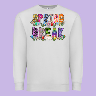 Spring Break Premium Sweatshirt Designed By Cowhidedigitalart