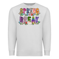 Dove Grey SPRING BREAK Premium Sweatshirt - CowhideDigitalArt