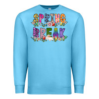 Ocean Blue SPRING BREAK Premium Sweatshirt - CowhideDigitalArt