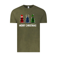 Vintage Olive Merry Christmas Vintage Tee - Bettercallsaul
