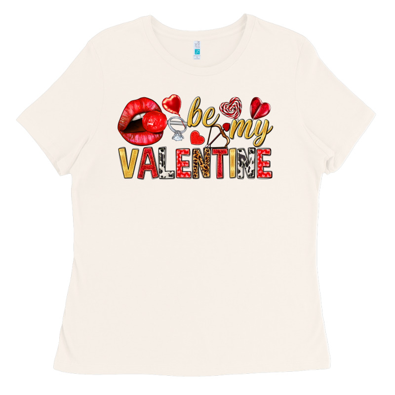 Be My Valentine Ladies Tee by NancyCooperArtShop | Teevron