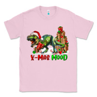 Bubblegum Pink T- Rex X-Mas Mood Classic Tee - RanaPortraitStore