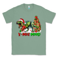 Sage T- Rex X-Mas Mood Classic Tee - RanaPortraitStore