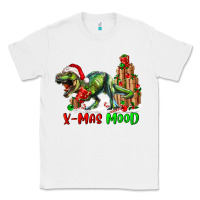 White T- Rex X-Mas Mood Classic Tee - RanaPortraitStore