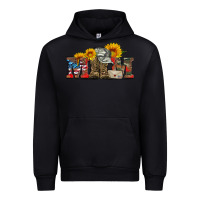 Black mom boots hat and sunflower Urban Hoodie - Artiststas