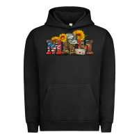 Pigment Black mom boots hat and sunflower Urban Hoodie - Artiststas