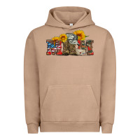 Pigment Burro mom boots hat and sunflower Urban Hoodie - Artiststas