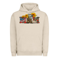Pigment French Oak mom boots hat and sunflower Urban Hoodie - Artiststas