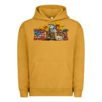 Pigment Peanut Butter mom boots hat and sunflower Urban Hoodie - Artiststas
