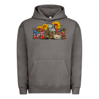 Pigment Tornado mom boots hat and sunflower Urban Hoodie - Artiststas