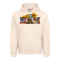 Sandshell mom boots hat and sunflower Urban Hoodie - Artiststas