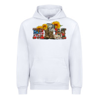 White mom boots hat and sunflower Urban Hoodie - Artiststas