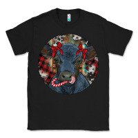 Black Black Angus Calf Christmas Classic Tee - RanaPortraitStore