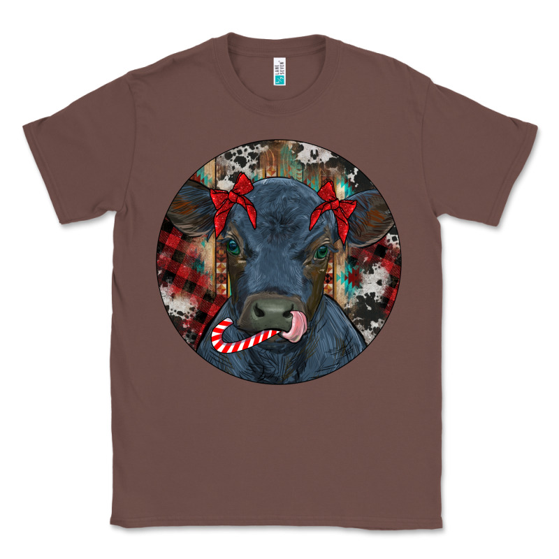 Black Angus Calf Christmas Classic Tee by RanaPortraitStore | Teevron