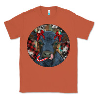 Copper Black Angus Calf Christmas Classic Tee - RanaPortraitStore