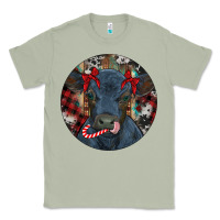Matcha Black Angus Calf Christmas Classic Tee - RanaPortraitStore