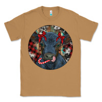 Toasted Coconut Black Angus Calf Christmas Classic Tee - RanaPortraitStore