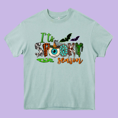 It's Spooky Season Heavy Core Tee Designed By Nancycooperartshop