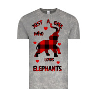 Cloud Rock Just a girl who loves Elephants - Elephant Vintage Tee - Bettercallsaul