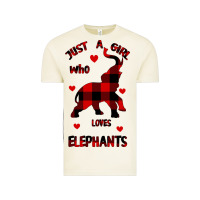 Vintage Arctic Just a girl who loves Elephants - Elephant Vintage Tee - Bettercallsaul