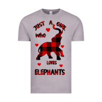 Vintage Zinc Just a girl who loves Elephants - Elephant Vintage Tee - Bettercallsaul
