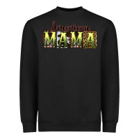Black American Mama  Mother's Day Heavyweight Sweatshirt - CowGirlArtShop