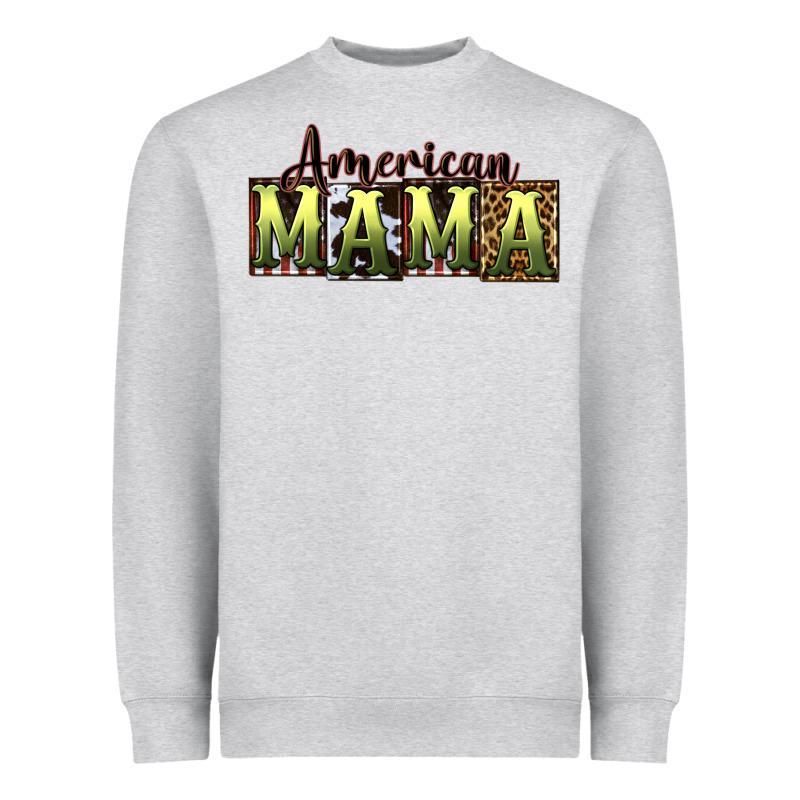 American Mama  Mother's Day Heavyweight Sweatshirt by CowGirlArtShop | Teevron