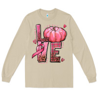 Mushroom love cancer pumpkin Long Sleeve Tee - texasbilliewilder
