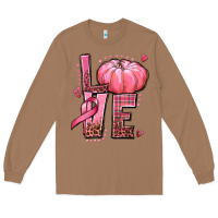 Toasted Coconut love cancer pumpkin Long Sleeve Tee - texasbilliewilder