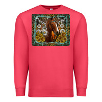 Cardinal Western Horse Mouse Pad Premium Sweatshirt - CowhideDigitalArt