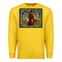 Lemon Western Horse Mouse Pad Premium Sweatshirt - CowhideDigitalArt