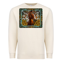 Sandshell Western Horse Mouse Pad Premium Sweatshirt - CowhideDigitalArt