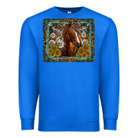 True Royal Western Horse Mouse Pad Premium Sweatshirt - CowhideDigitalArt
