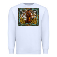 Western Horse Mouse Pad Premium Sweatshirt | Teevron